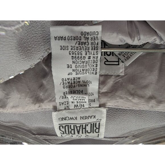 R&M Richards Womens 3-Piece Embroidered Pant Set With Jacket Size 16 - Picture 7 of 11